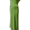 Yvette slip maxi-jurk met asymmetrische zoom – smaragdgroen Yvette slip maxi-jurk met asymmetrische zoom – smaragdgroen