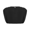 Zendaya zijden crop top – Zwart Zendaya zijden crop top – Zwart