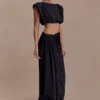 Zendaya zijden midirok – Zwart Zendaya zijden midirok – Zwart