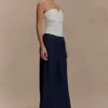 Zillah strapless katoenen top – wit Zillah strapless katoenen top – wit