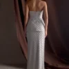 Zuri handgeborduurde maxi-rok – Zilver Zuri handgeborduurde maxi-rok – Zilver